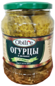 Огурцы с зеленью в заливке  ГОСТ ст/б твист Обилие